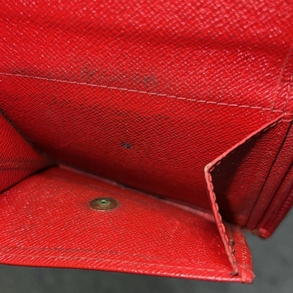 Louis Vuitton Womens Epi Leather Snap Front Card Holder Red Small Wallet - Picture 6 of 7